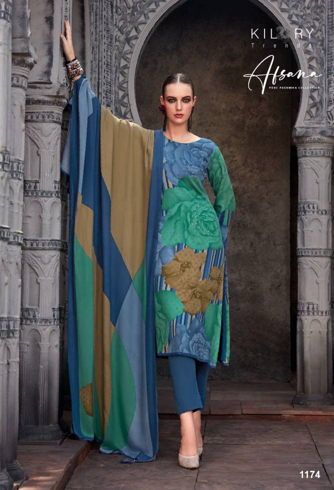 Afsana By Kilory Viscose Pashmina Printed Suits Wholesale Shop In Surat